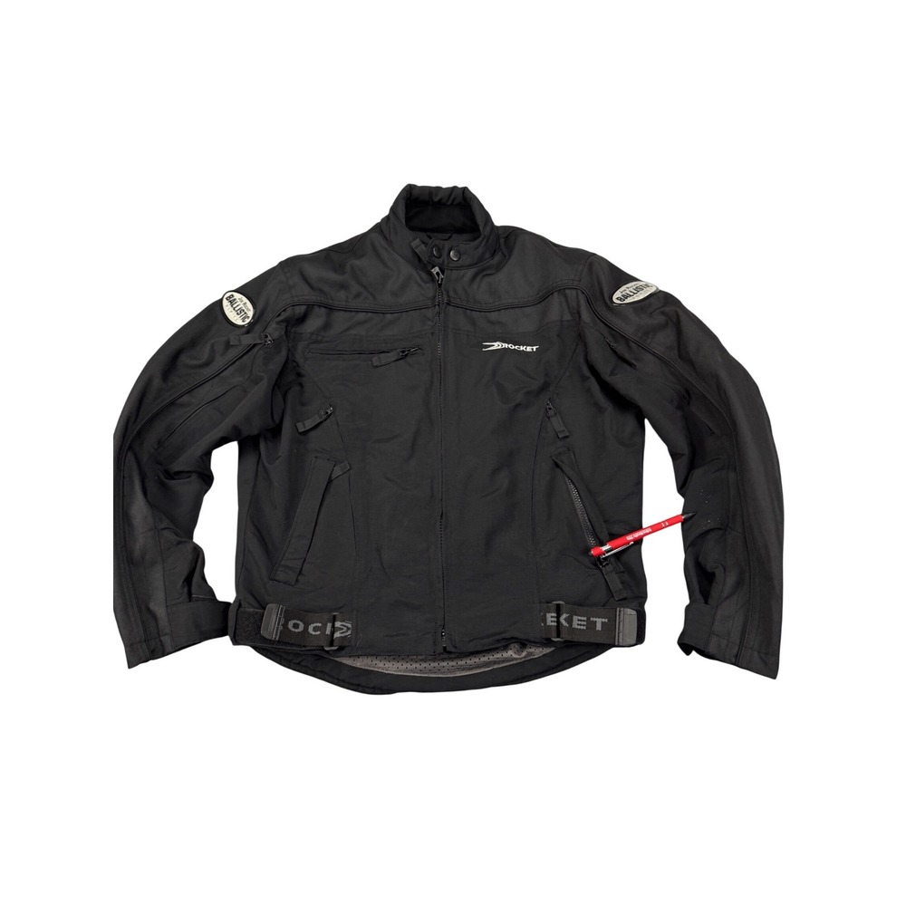 Joe Rocket Ballistic Series Motorcycle Jacket Mens Small  Nylon Padded  No Liner